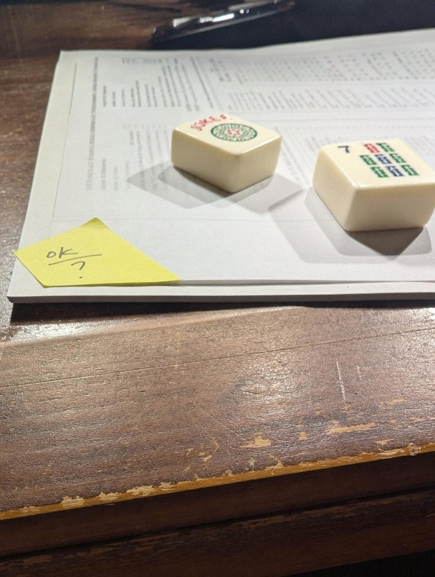 The Sorted Card at home
